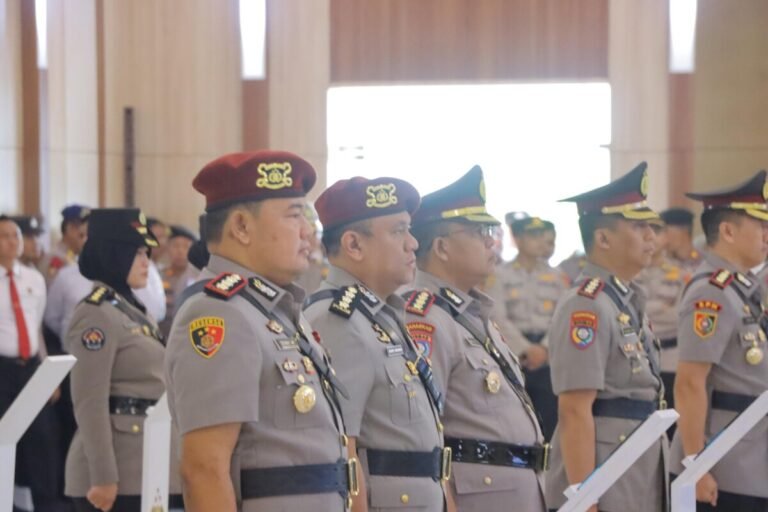 Kapolda Lampung Pimpin Sertijab Pejabat Utama Polda Lampung