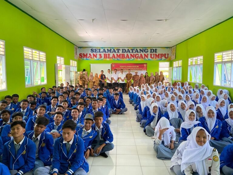 Police Goes To School, Kasikum Polres Way Kanan Binluh di SMAN 3 Blambangan Umpu