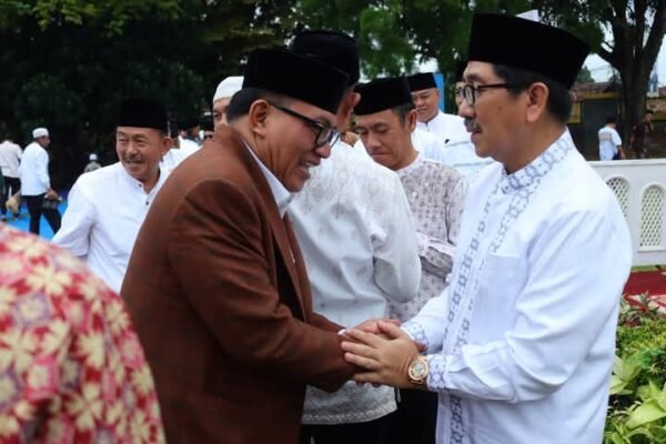Pemerintah Kabupaten Lampung Utara Gelar Sholat Ied Berjamaah dan Halal Bihalal