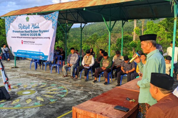 Hilal Tak Terlihat di Bukit Gelumpai Lampung Selatan, Lebaran Idulfitri 1446 Hijriah Jatuh Pada 31 Maret 2025