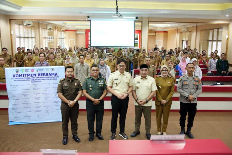 Pemkab Lampung Selatan Tetapkan 15 Desa Lokus Stunting Pada 2026