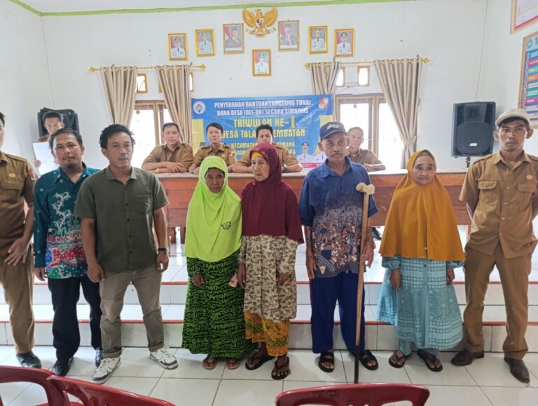 Pembagian BLT Dana Desa Periode Pertama Tahun 2025 Desa Jembatan, Kecamatan Abung Kunang