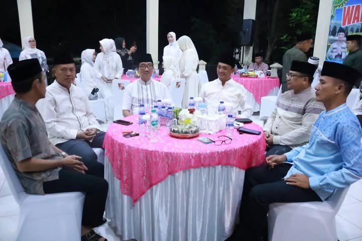 Bupati dan Wakil Bupati Lampung Utara Hadiri Acara Walimatul Safar Kapolres Lampung Utara