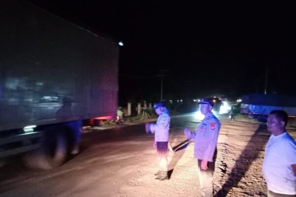Tingkatkan Patroli KRYD, Kapolsek Jamin Rasa Aman Sopir Angkutan di Jalinsum Way Tuba