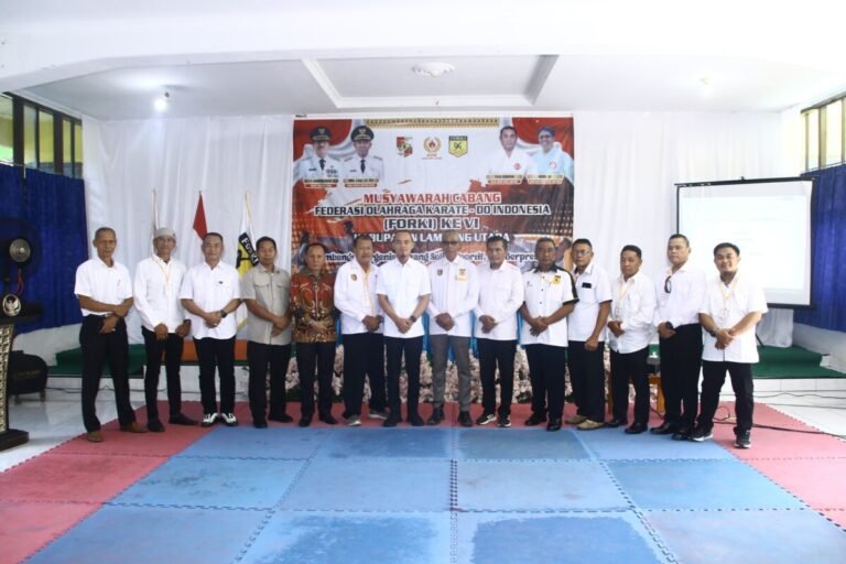 Muscab VI FORKI Lampung Utara: Bangkitkan Semangat Organisasi Menuju Prestasi serta Pelantikan Ketua Forki Lampung Utara Lampung Utara. Minggu, 4 Mei 2025