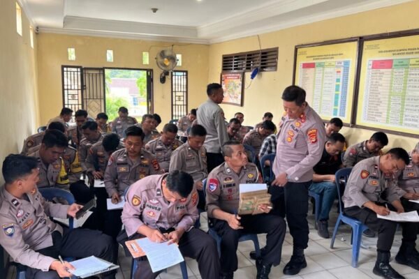 Tingkatkan Pelayanan Publik, Polres Way Kanan Gelar Asistensi Bidang Manejemen SDM di Polsek Blambangan Umpu