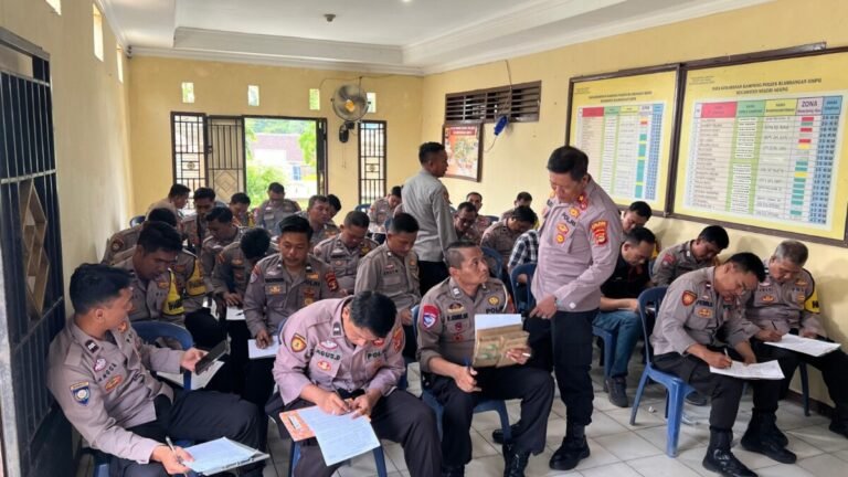 Tingkatkan Pelayanan Publik, Polres Way Kanan Gelar Asistensi Bidang Manejemen SDM di Polsek Blambangan Umpu