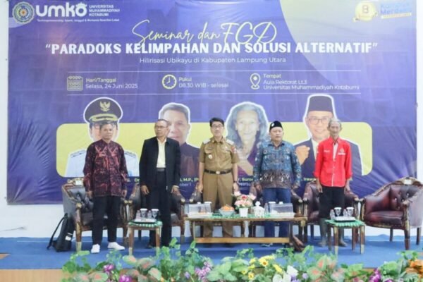 Bupati Lampung Utara Hadiri Seminar dan FGD Hilirisasi Ubi Kayu di Universitas Muhammadiyah Kotabumi Dari Potensi Lokal Menjadi Nilai Tambah Ekonomi πππ