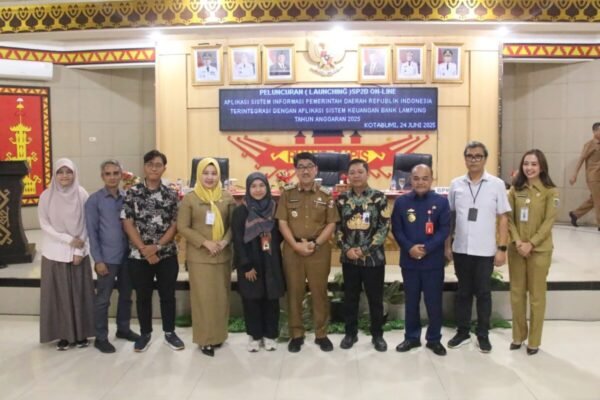 PEMERINTAH KABUPATEN LAMPUNG UTARA RESMI LUNCURKAN SP2D ONLINE TERINTEGRASI DENGAN SIPD-RI DAN BANK LAMPUNG
