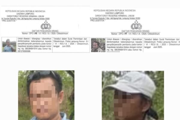 Polda Lampung Terbitkan DPO, Buru Pelaku Pencurian Dan Pengrusakan di Lumbirejo, Negeri Katon Pesawaran