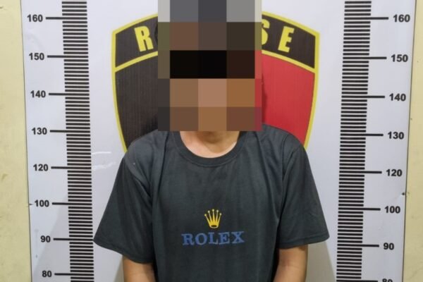 Polsek Pakuan Ratu Amankan Diduga Pelaku Percobaan Curat Sepeda Motor di Sukabumi