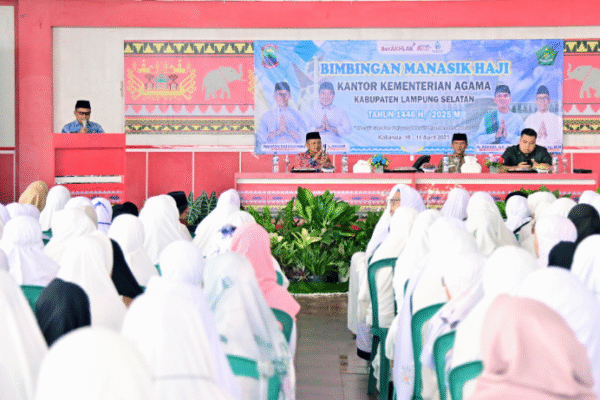 402 Jemaah Calon Haji Lampung Selatan Ikuti Bimbingan Manasik Haji