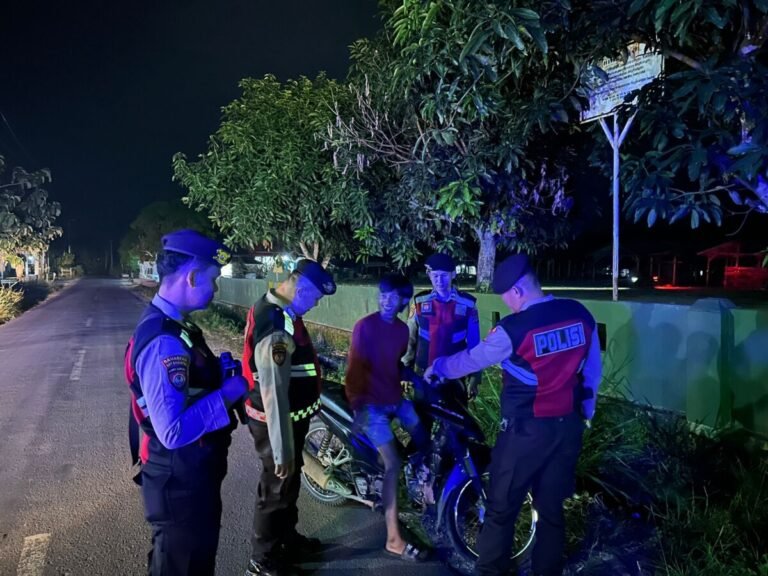 Cegah Curanmor, Polisi Gelar Patroli KRYD di Negeri Baru Umpu Semenguk
