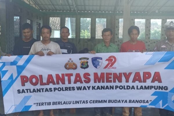 Polisi Sosialisasi Kendaraan Truk Over Dimension dan Over Loading di Jalinsum Way Kanan