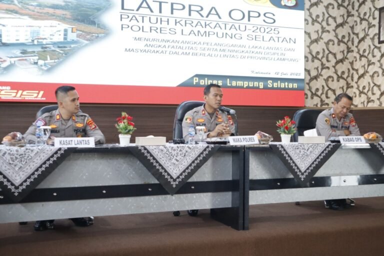 Polres Lampung Selatan Gelar Patuh Krakatau 2025, Siap Lindungi Masyarakat dari Ancaman Laka dan Pelanggaran