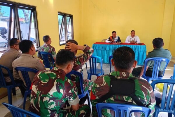 Jaga Kamtibmas, Camat Negeri Agung Gelar Rakoor Bersama