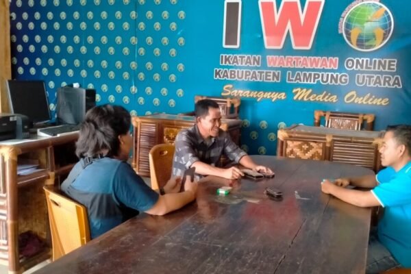 Humas PT Bijasa Manunggal Sejati Gelar Jumpa Pers Terkait Rehabilitasi Jaringan Irigasi Way Bumi Agung