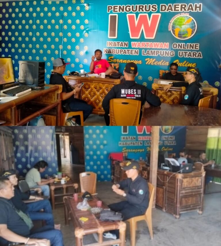 PD IWO Lampung Utara Gelar Rapat Persiapan HUT ke-8 dan HUT Nasional IWO ke-13