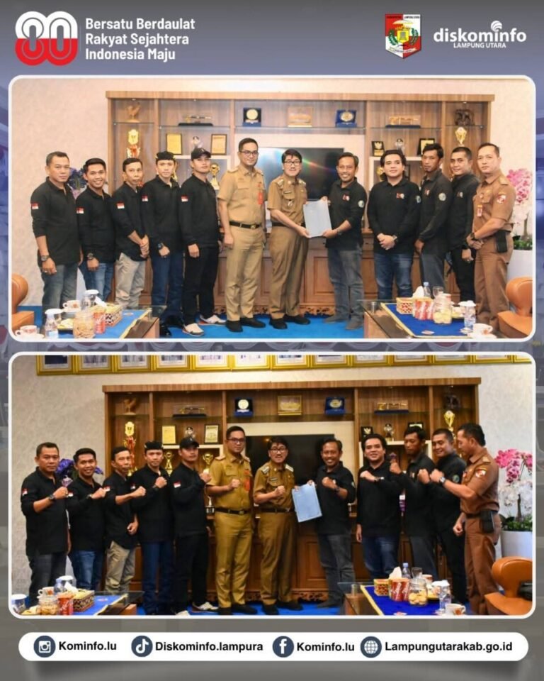 Bupati Lampung Utara Terima Kunjungan PD IWO, Dorong Peran Aktif Media Dukung Pembangunan Daerah