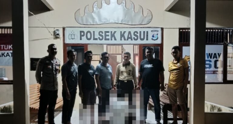 Polsek Kasui Amankan Diduga Pelaku Percobaan Curat di Tanjung Harapan