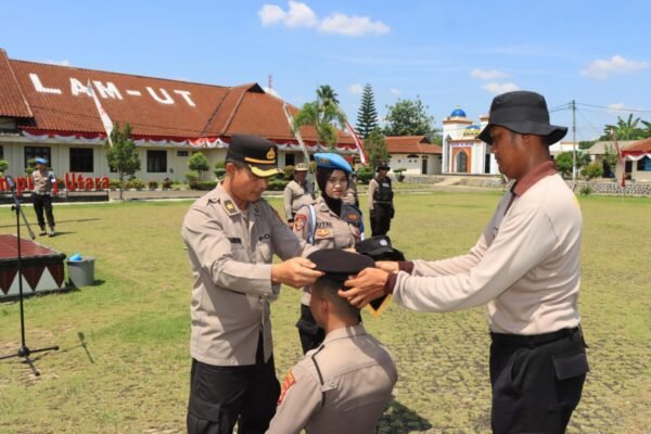 Bentuk Mental dan Fisik, Satuan Samapta Polres Lampung Utara Gelar Pembaretan Bintara Remaja Angkatan 50
