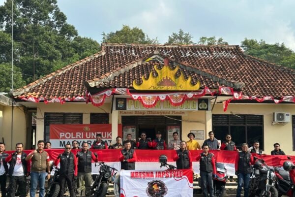 DirIntelkam Polda Lampung KBP Efrizal, S.IK, MM Pimpin Touring Kemerdekaan “80”……