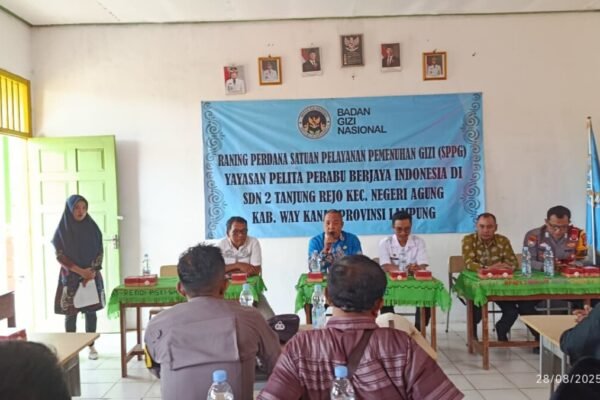 Hepi Haryanto Hadiri launching MBG Di Kecamatan Negeri Agung