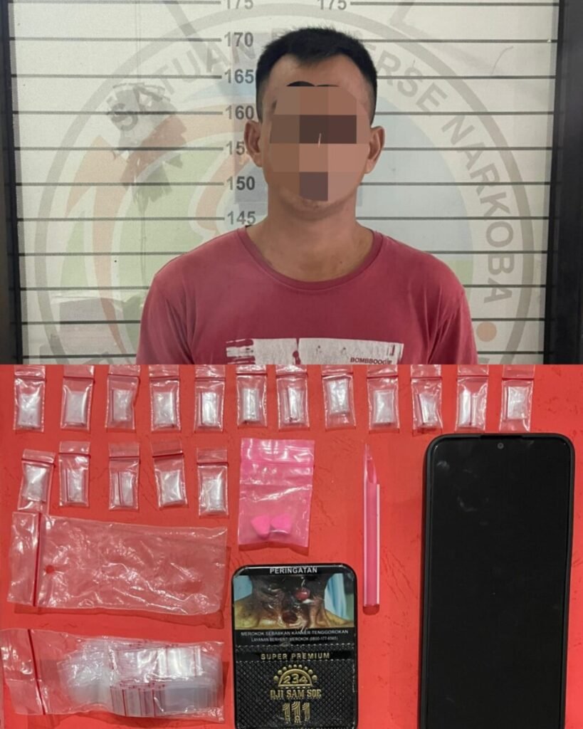 Tim Opsnal Sat Narkoba Polres Lampung Utara Ringkus Pengedar Sabu dan Ekstasi
