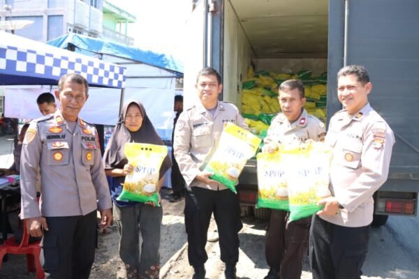 Polres Way Kanan Gelar GPM di Pasar Baradatu