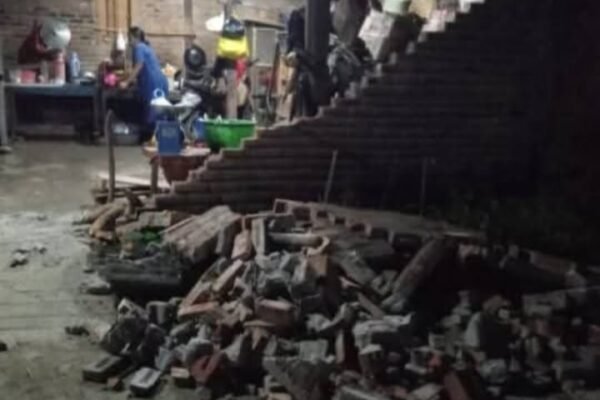 Gerak Cepat Polsek Semaka Identifikasi Dampak Gempa