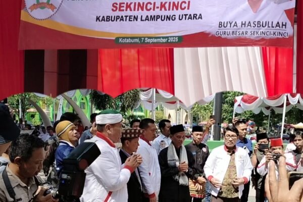 Ketua IWO Lampura Hadiri Pelantikan Hi. Imam Syuhada sebagai Ketua DPD Perguruan Pencak Silat Sekinci-Kinci