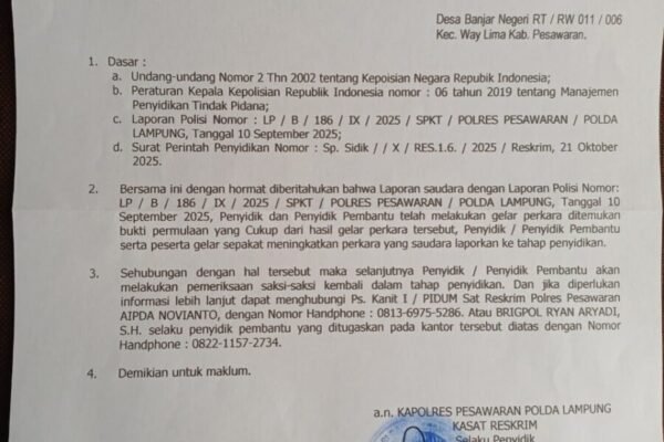 Kasus Viral  Mantan Anggota Dewan Ludahi Dan Pukul Korban Naik Penyidikan,  Polres Pesawaran Bakal Tetapkan Tersangka