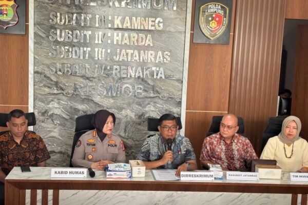 Polda Lampung Tetapkan 8 Tersangka Kasus Penganiayaan Mahasiswa Unila dalam Kegiatan Diksar