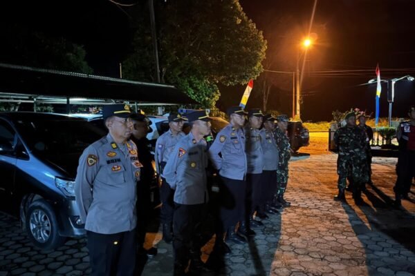 Jaga Kondisi Kamtibmas Jelang Kunker Presiden, Polres Lampung Utara Gelar Patroli
