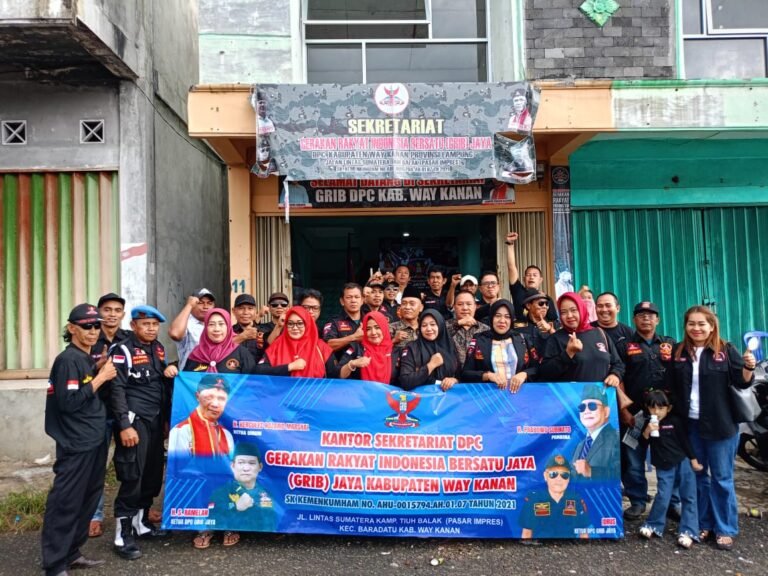 DPC GRIB Jaya Way Kanan Gelar Rakoor