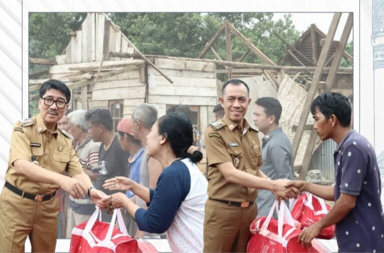 Pemkab Lampung Utara Gerak Cepat Bantu Warga Terdampak Puting Beliung