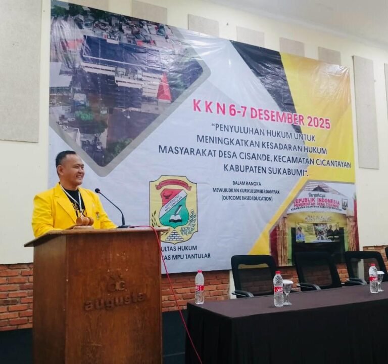 Walau Sudah Doktor, Fauzi Ambil Kuliah S1  Hukum Univ Mpu Tantular, Ikuti KKN, Fauzi : Ilmu Hukum Adalah Pondasi Peradaban