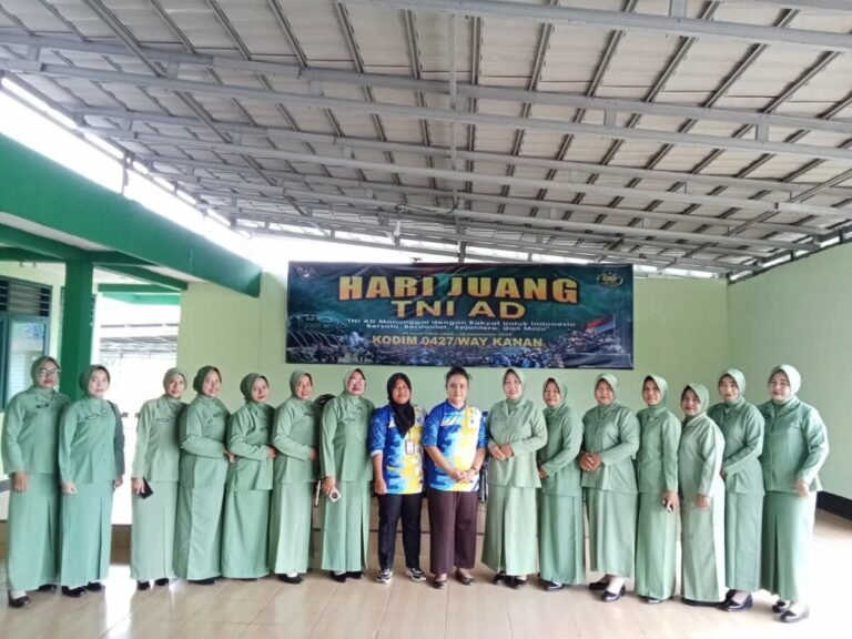 Kodim 0427/Way Kanan Gelar Donor Darah dalam Rangka Hari Juang TNI AD ke-80