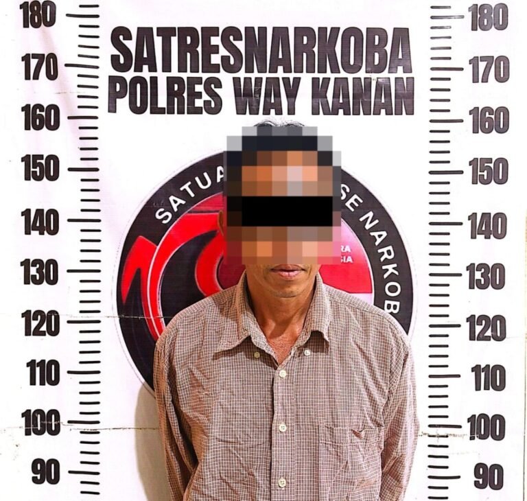Diduga Edarkan Sabu 5,04 Gram, Seorang Pria Asal Gunung Labuhan Diamankan Polisi