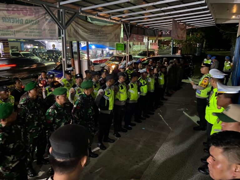 Patroli Skala Besar TNI–Polri dan Pemda Jaga Keamanan Malam Tahun Baru 2026