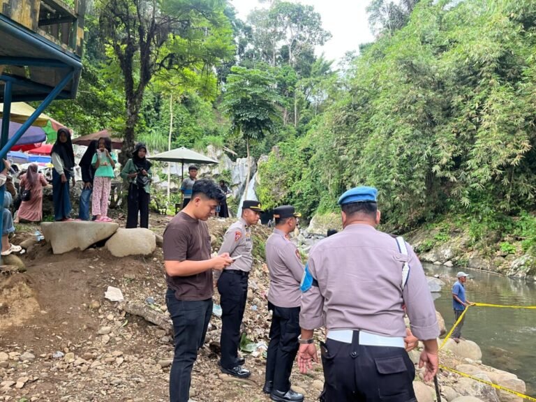 Polisi Selidiki Tewasnya Dua Anak Dibawah Umur Tenggelam di Air Terjun Tanggamus
