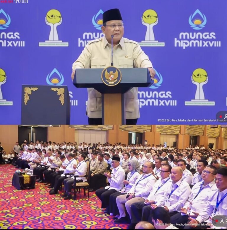 Presiden Buka Munas HIPMI XVIII di Lampung, Pemprov Perkuat Sinergi Dunia Usaha dan Pemerintah
